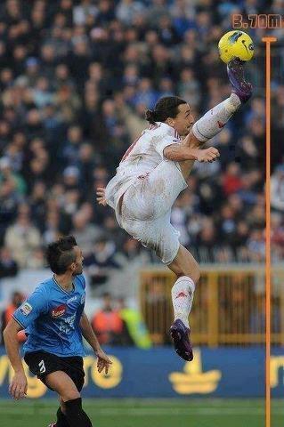 Ibrahimovic, the man with a warrior's physique and a ballerina's agility